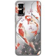 Прозорий чохол BoxFace Infinix GT 30 Pro Japanese Koi Fish