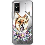 Прозорий чохол BoxFace Infinix GT 30 Pro Winking Fox