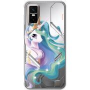 Чохол зі стразами Infinix GT 30 Pro Unicorn Queen
