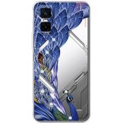 Чохол зі стразами Infinix GT 30 Pro Peafowl