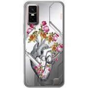 Чохол зі стразами Infinix GT 30 Pro Heart