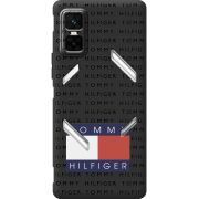 Чорний чохол BoxFace Infinix GT 30 Pro Tommy Print