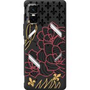 Чорний чохол BoxFace Infinix GT 30 Pro FranceFlowers