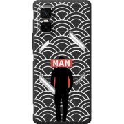Чорний чохол BoxFace Infinix GT 30 Pro Man Pattern