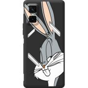 Чорний чохол BoxFace Infinix GT 30 Pro Lucky Rabbit