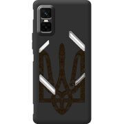 Чорний чохол BoxFace Infinix GT 30 Pro Ukrainian Trident