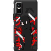 Чорний чохол BoxFace Infinix GT 30 Pro Учиха Итачи