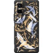 Чорний чохол BoxFace Infinix GT 30 Pro Ластівки