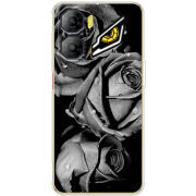 Чохол BoxFace Nubia Neo 3 5G Black and White Roses
