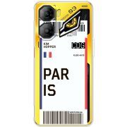Прозорий чохол BoxFace Nubia Neo 3 5G Ticket Paris