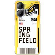 Прозорий чохол BoxFace Nubia Neo 3 5G Ticket Springfield