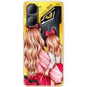 Прозорий чохол BoxFace Nubia Neo 3 5G Mouse Girls