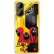 Прозорий чохол BoxFace Nubia Neo 3 5G siquid game люди в красном