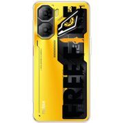 Прозорий чохол BoxFace Nubia Neo 3 5G Free Fire Black Logo