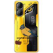 Прозорий чохол BoxFace Nubia Neo 3 5G Синиця і калина