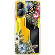 Прозорий чохол BoxFace Nubia Neo 3 5G Floral