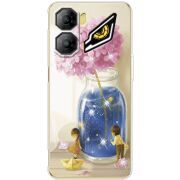 Чохол зі стразами Nubia Neo 3 5G Little Boy and Girl