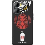 Чорний чохол BoxFace Nubia Neo 3 5G RedWhite Coffee