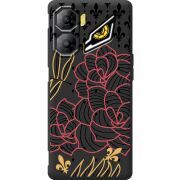 Чорний чохол BoxFace Nubia Neo 3 5G FranceFlowers