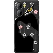 Чорний чохол BoxFace Nubia Neo 3 5G Flower Hair