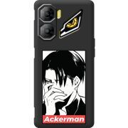 Чорний чохол BoxFace Nubia Neo 3 5G Attack On Titan - Ackerman