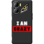 Чорний чохол BoxFace Nubia Neo 3 5G I'm Crazy