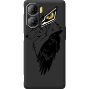 Чорний чохол BoxFace Nubia Neo 3 5G Wolf and Raven