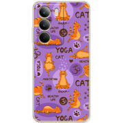 Чохол BoxFace Realme C71 Yoga Cat