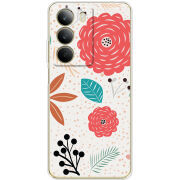 Чохол BoxFace Realme C71 Line Flowers