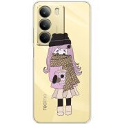 Прозорий чохол BoxFace Realme C71 Winter Morning Girl