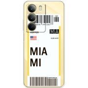 Прозорий чохол BoxFace Realme C71 Ticket Miami