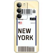 Прозорий чохол BoxFace Realme C71 Ticket New York