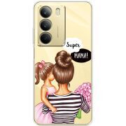 Прозорий чохол BoxFace Realme C71 Super Mama and Daughter