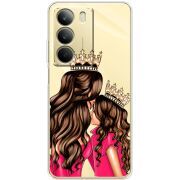 Прозорий чохол BoxFace Realme C71 Queen and Princess