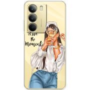 Прозорий чохол BoxFace Realme C71 Live The Moment