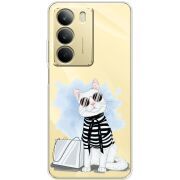 Прозорий чохол BoxFace Realme C71 Cat Style