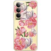 Прозорий чохол BoxFace Realme C71 Peony Watercolor Style