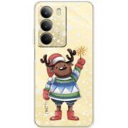 Прозорий чохол BoxFace Realme C71 Christmas Deer with Snow