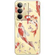 Прозорий чохол BoxFace Realme C71 Japanese Koi Fish