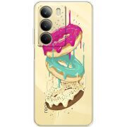 Прозорий чохол BoxFace Realme C71 Donuts