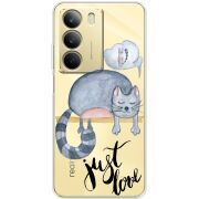 Прозорий чохол BoxFace Realme C71 Just Love