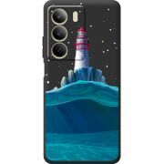 Чорний чохол BoxFace Realme C71 Lighthouse