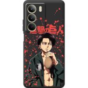 Чорний чохол BoxFace Realme C71 Атака Титанов Леви