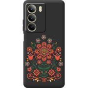 Чорний чохол BoxFace Realme C71 Ukrainian Ornament