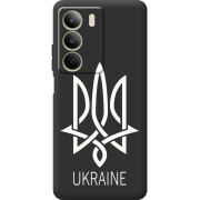 Чорний чохол BoxFace Realme C71 Тризуб монограмма ukraine