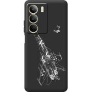 Чорний чохол BoxFace Realme C71 Військовий літак