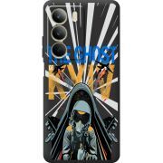 Чорний чохол BoxFace Realme C71 Привид Києва в дії