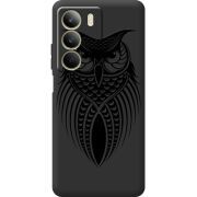 Чорний чохол BoxFace Realme C71 Owl