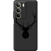 Чорний чохол BoxFace Realme C71 Deer