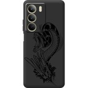 Чорний чохол BoxFace Realme C71 Snake